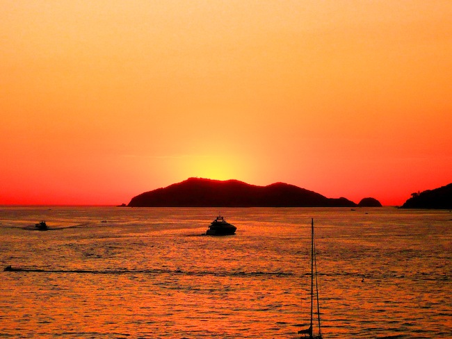 Sunset in Acapulco, Mexico