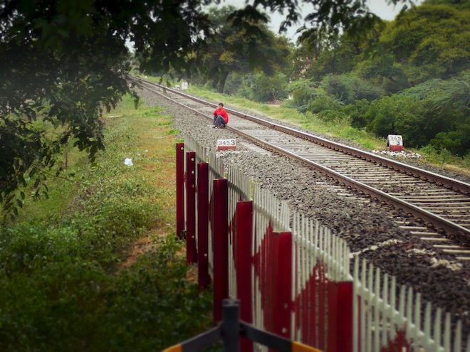 train tracks india